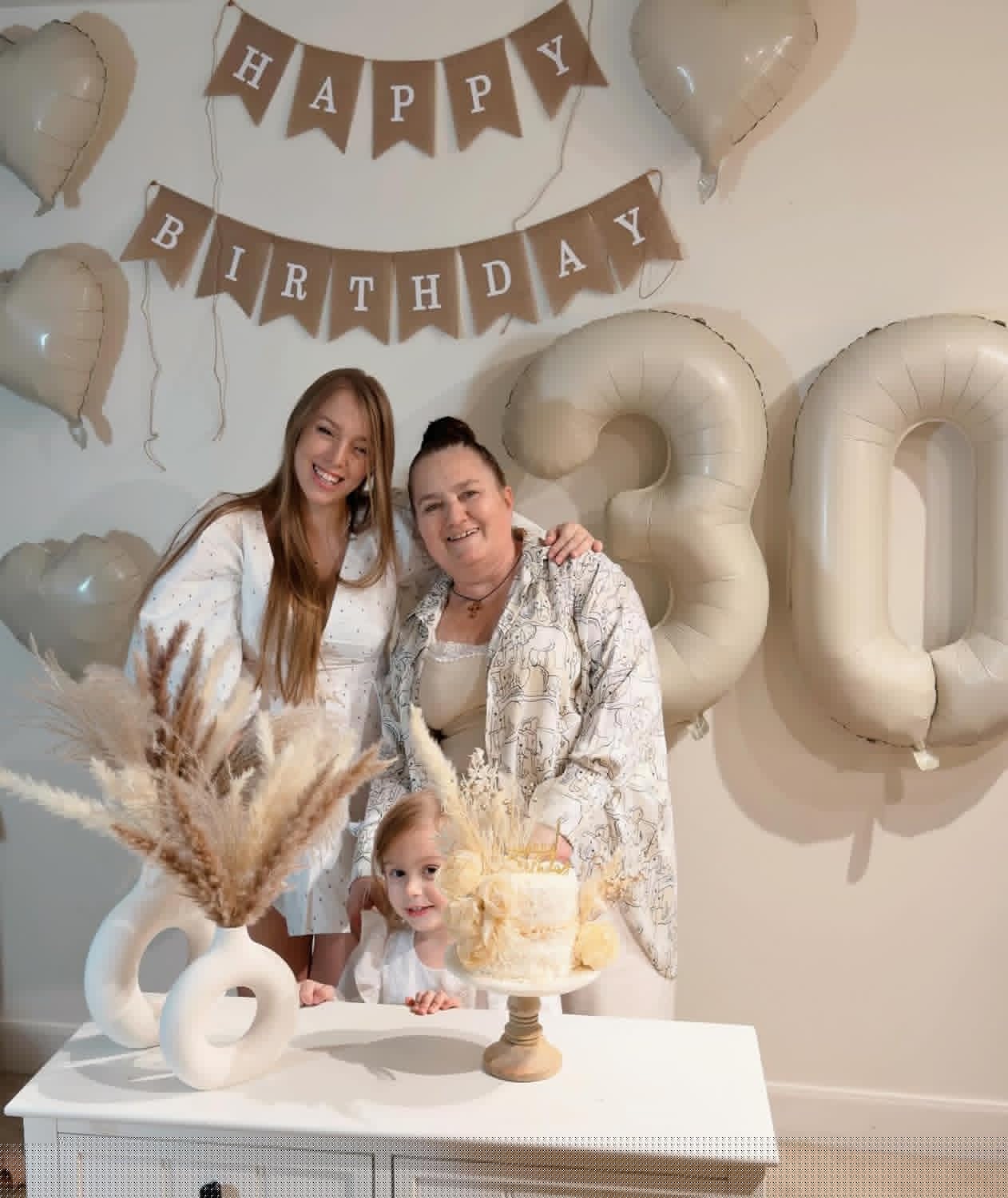 Skiennix Cream Number Balloon - 40 Inch Birthday Decoration - Perfect for Celebrations & Events