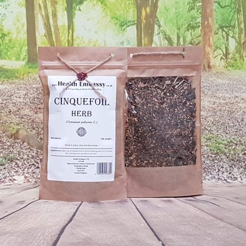 Health Embassy Cinquefoil Herb | Comarum Palustre | 100% Natural (50g)