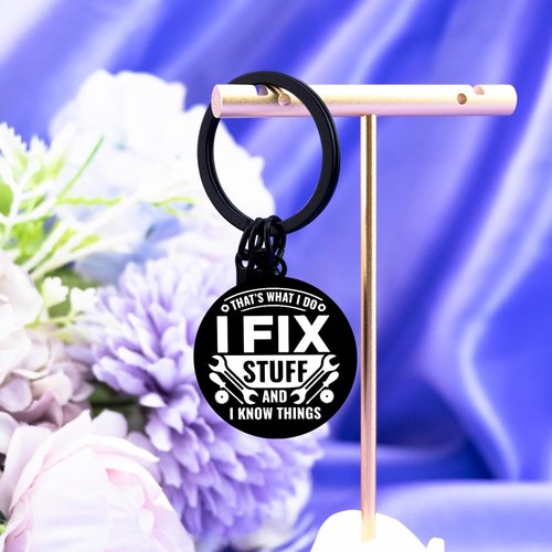 Cool Mechanic Gifts - Unique Keychain for Maintenance Men | Perfect for Handyman, Carpenter & Machinist