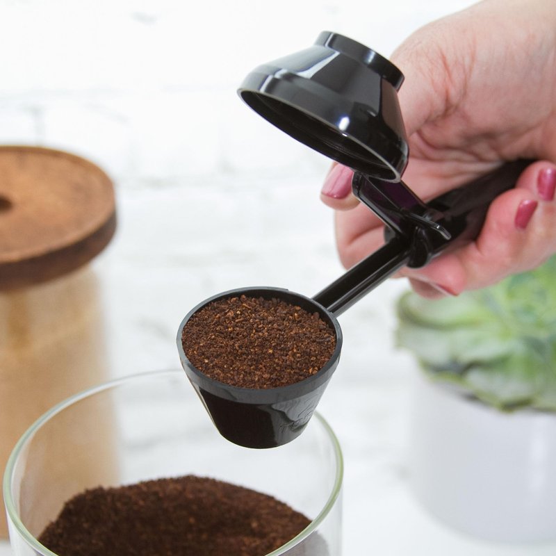 Cafe Supreme 5-Stream Reusable Single Serve Coffee Filter K Cup Pod + EZ-Scoop Coffee Scoop with Funnel | Compatible with Keurig 1 or 5-Stream Coffee Makers