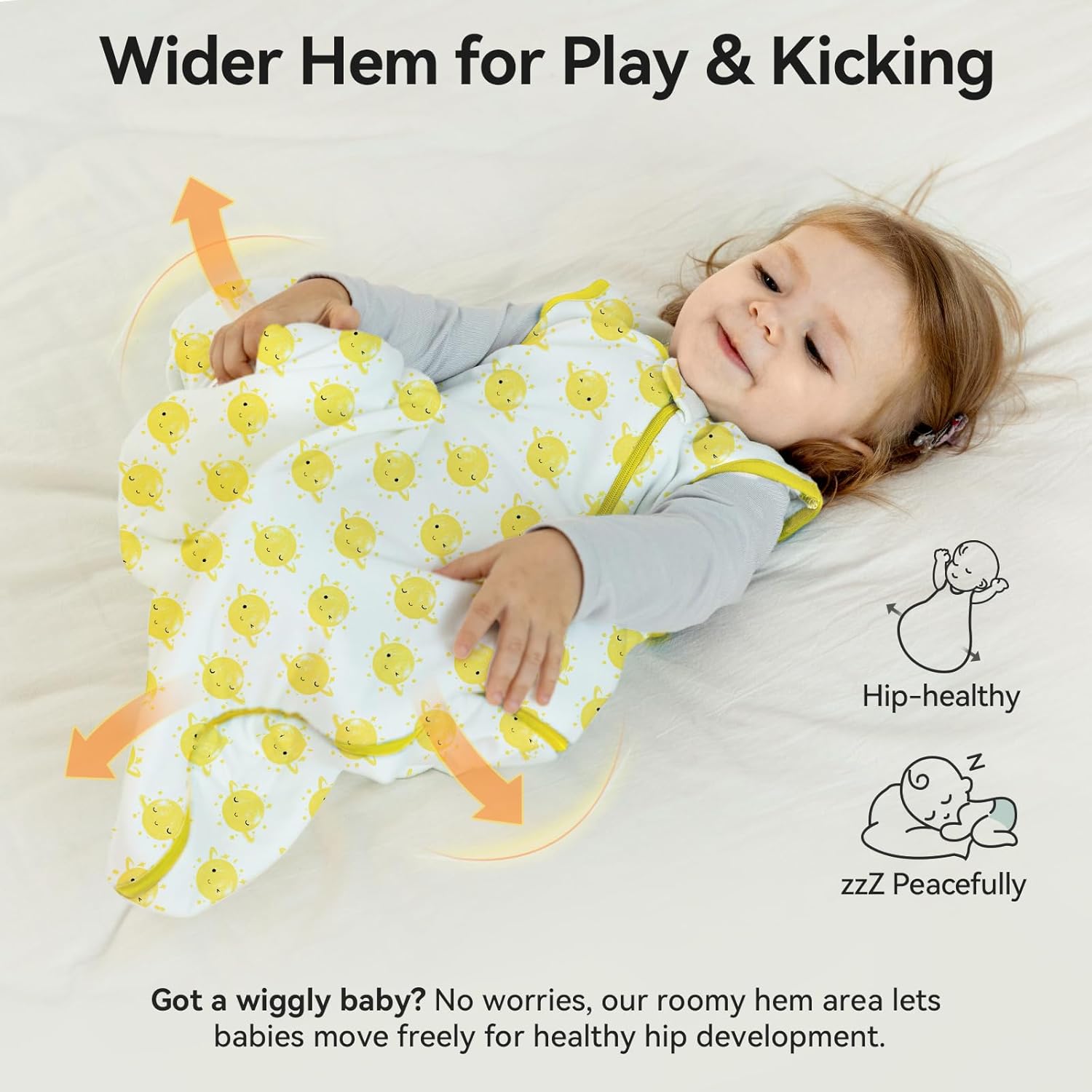 **Rayon Made From Bamboo Sleep Sack - Supersoft 1.0 Tog Toddler Wearable Blanket | 24-36 Months**