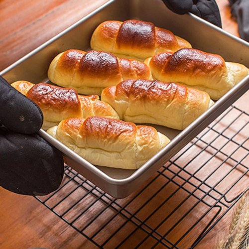 Dicunoy Nonstick Deep Baking Pans Set - Heavy Duty Carbon Steel Bakeware | 8, 11, & 12 Inch Sizes