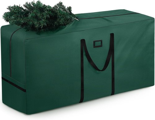 Heavy Duty 600D Oxford Christmas Tree Storage Bag by [Brand Name] - Extra Large with Reinforced Handles & Dual Zipper