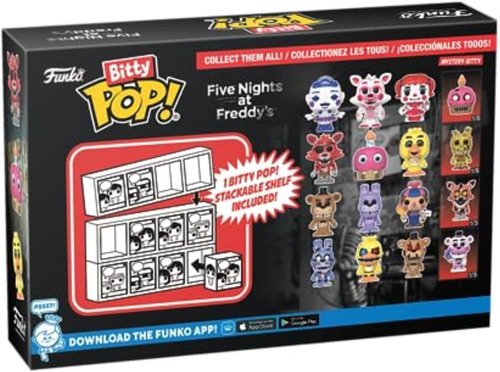 Funko Bitty Pop! Five Nights At Freddy's 4-Pack - Ballora, Funtime Foxy, Baby & Mystery Mini Figure | 0.9 Inch Collectible Gift Idea
