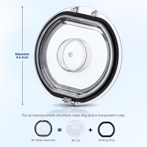 Dyson Dust Bin Lid - Compatible Replacement for V7 & V8 Vacuum Cleaners | Durable Door Parts