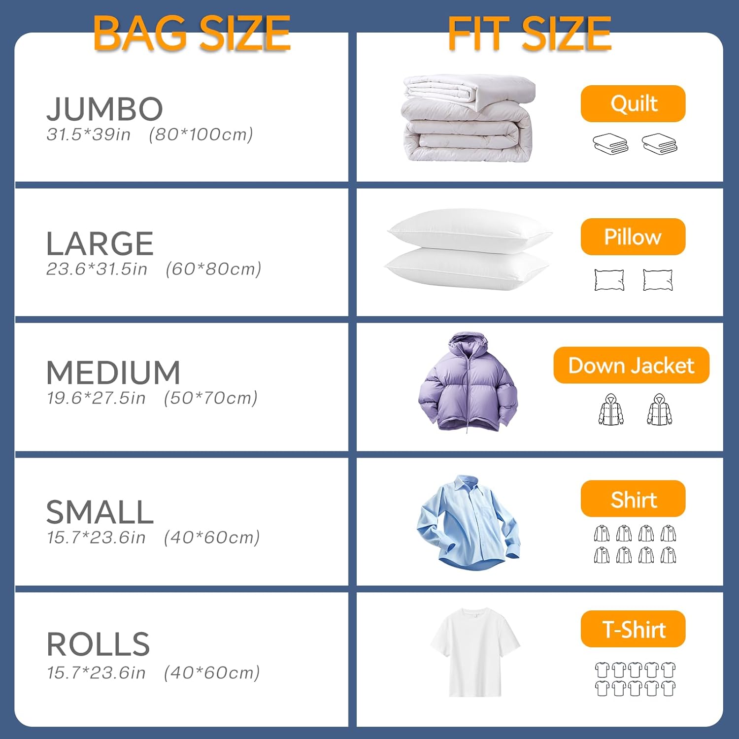 Vacbird Vacuum Seal Bags - 22 Pack Space Saver Storage Bags with Electric Pump for Clothes & Comforters