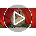 14-Inch Brown Velvet Christmas Wreath with Bow for Front Door Decor