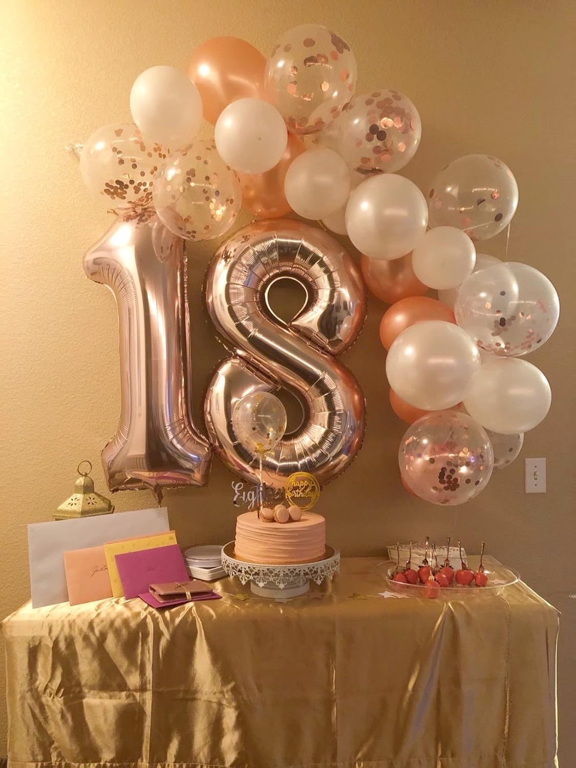 Rose Gold 40 Inch Number 8 Balloon by [Brand Name] - Perfect for 8th Birthday Parties & Celebrations