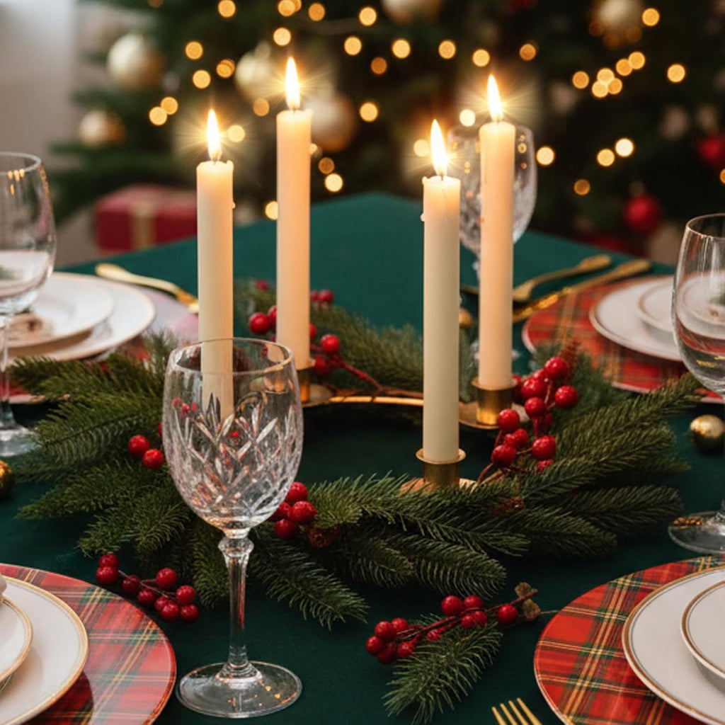 Regine Switzerland Christmas Advent Wreath Ring - Gold Metal Candle Holder Set of 4