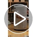 Smart Air Purifier for Large Rooms with True HEPA Filter and Air Quality Monitor