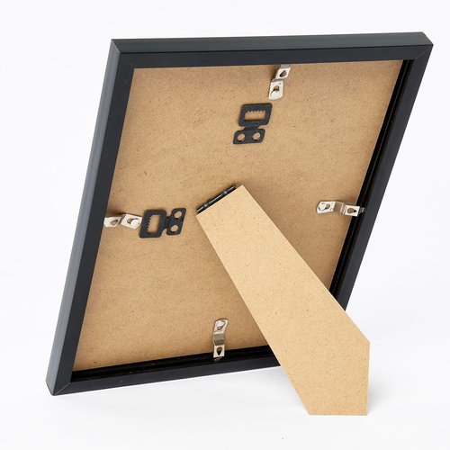 JCJMY 9x11 Picture Frame - Black Wall Mount & Tabletop Display with Shatter-Resistant Plexiglass