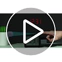 Digital Projection Alarm Clock with Ceiling Display and Weekend Mode