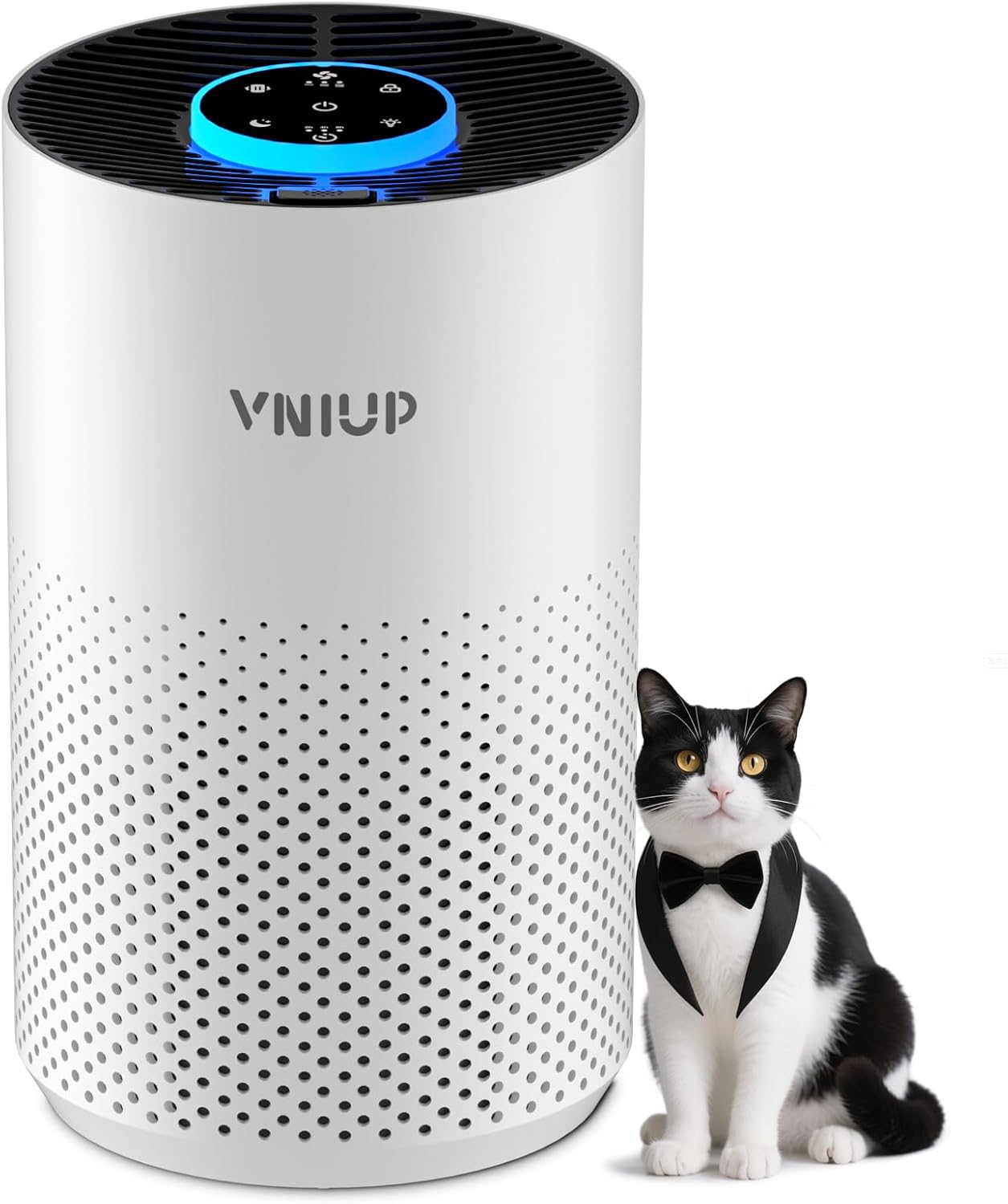 Vniup H14 True HEPA Air Purifier - Effective Odor & Dust Removal for Bedrooms Up to 1350 ft² | Fragrance & Sleep Modes