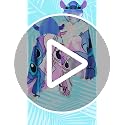 Disney Stitch Hooded Bath Towel for Kids & Teens Blue/Multi Stitch 6-14 Years