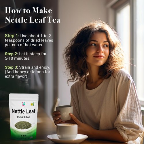 Stinging Nettle Leaves Dried 1 Lb | Cut and Sifted | Loose Nettle Leaf Herb Bulk | Non- Gmo, Ethically sourced | By Yogi's Gift®