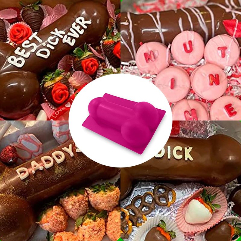 Silicone Mould, Chocolate Mold, Baking Cake Mold, Novel Interesting Birthday Party Cake Non-Stick Baking Chocolate tin for Homemade Breads, Meatloaf, Quiche