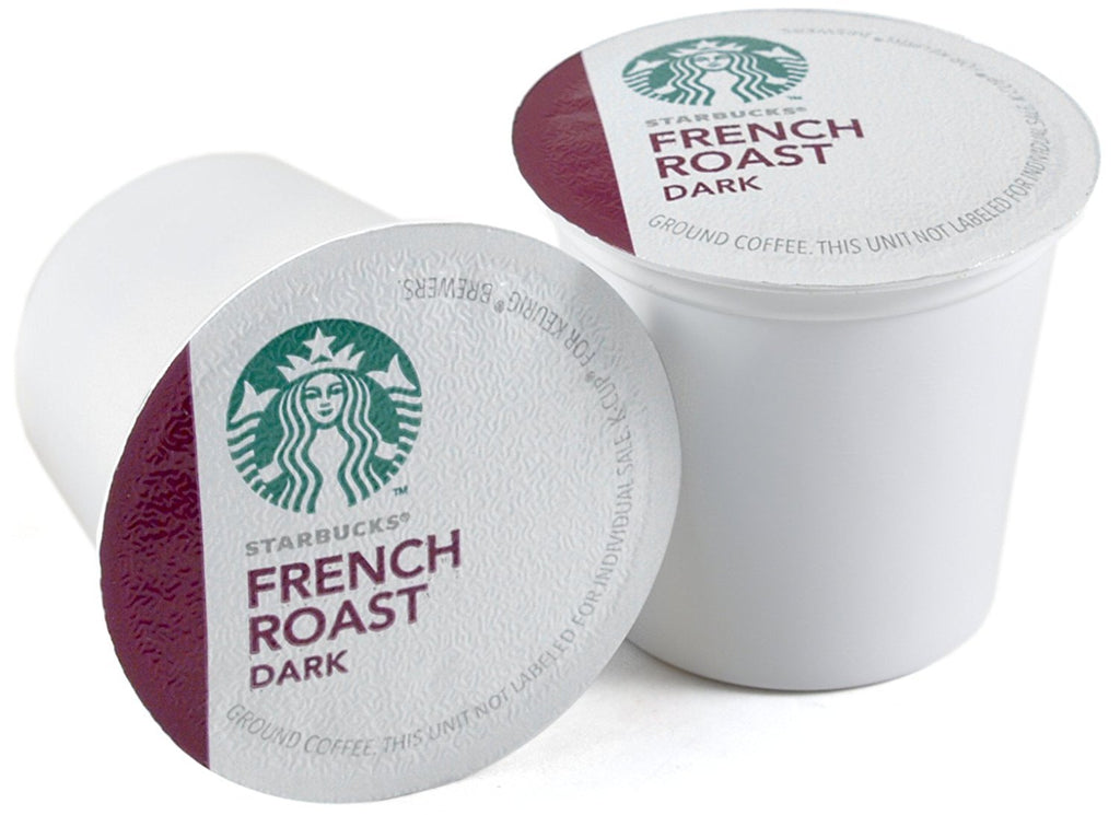 Starbucks K-Cup Pods - French Roast Dark Coffee with Notes of Caramel & Smoke | 48 Count (2 Boxes)