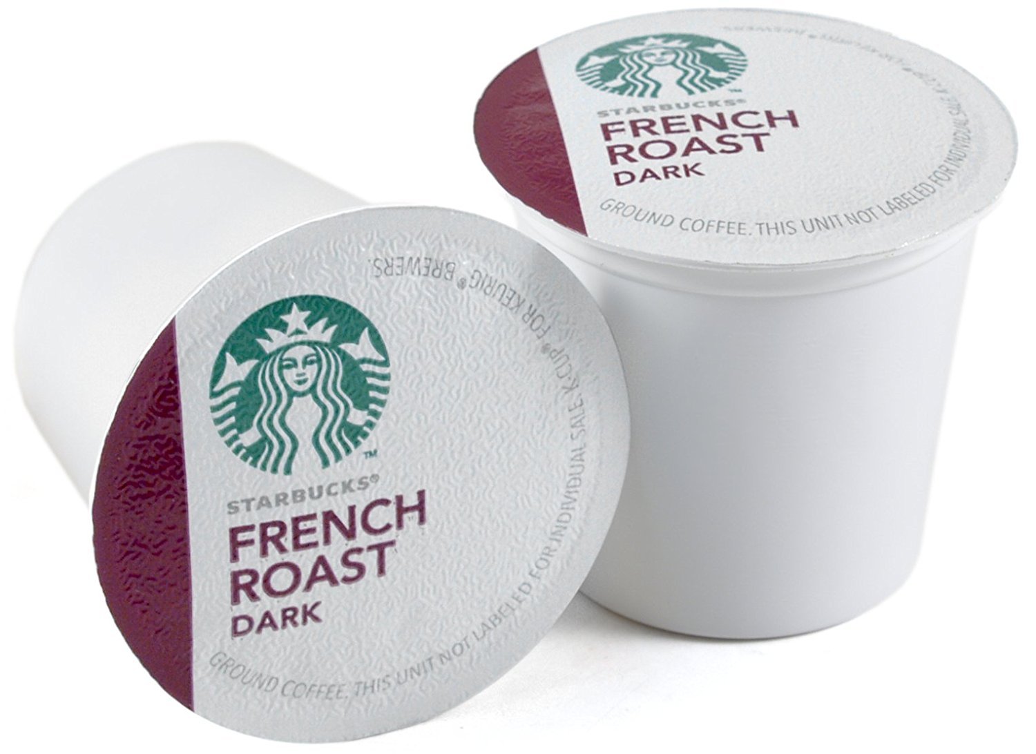 Starbucks K-Cup Pods - French Roast Dark Coffee with Notes of Caramel & Smoke | 48 Count (2 Boxes)