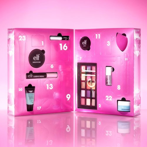 e.l.f. 24-Day Advent Calendar 2025 - Limited-Edition Skincare & Festive Makeup Essentials | Vegan & Cruelty-Free