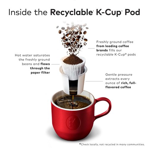 Caribou Coffee Caribou Blend K-Cup Pods - Medium Roast Coffee, 96 Count for Keurig Machines