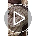 Retro Striped Cotton Duvet Cover Set Queen - 3-Piece Vintage Red Bedding