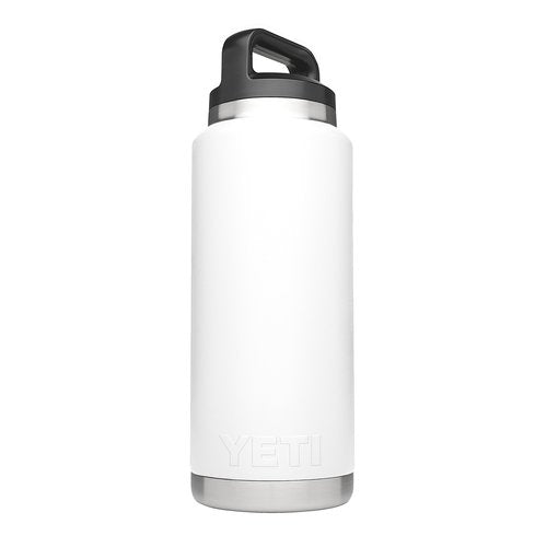 YETI Rambler 36 oz Bottle, Vacuum Insulated, Stainless Steel with TripleHaul Cap, White
