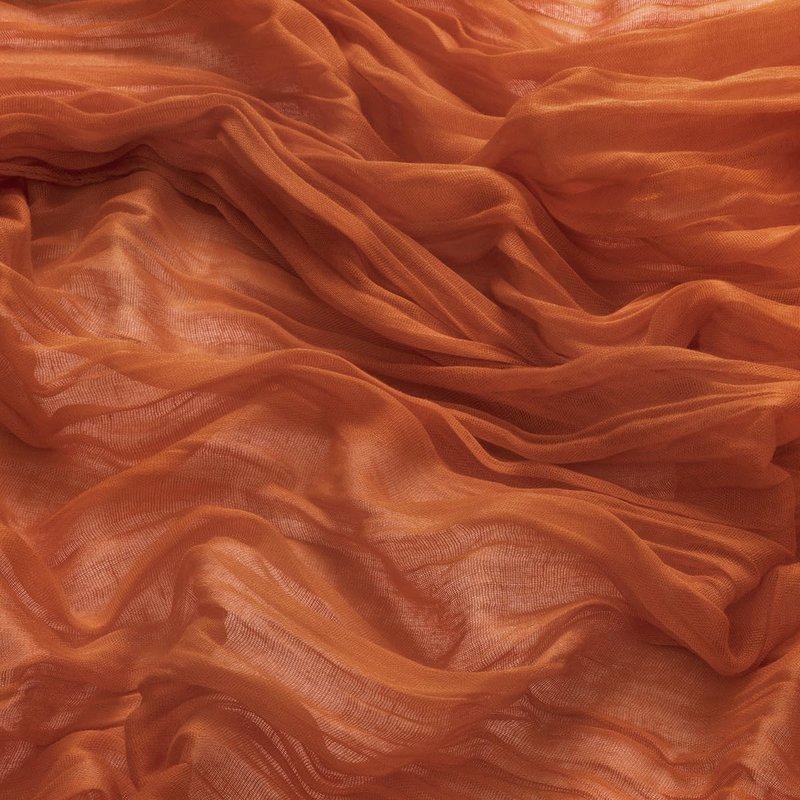 DeZerlor 100 Pack Terracotta Cheesecloth Napkins Burnt Orange Summer Cloth Napkins Set of 100 Dinner Napkins Bulk 21x21 Inches for Wedding Bridal Shower Baby Shower Parties