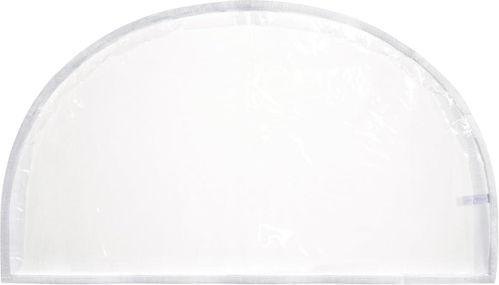 Skiennix Clear Vinyl Shoulder Covers - Closet Suit Protectors for Home Decor | Set of 12, 12"H x 22"W x 2"D