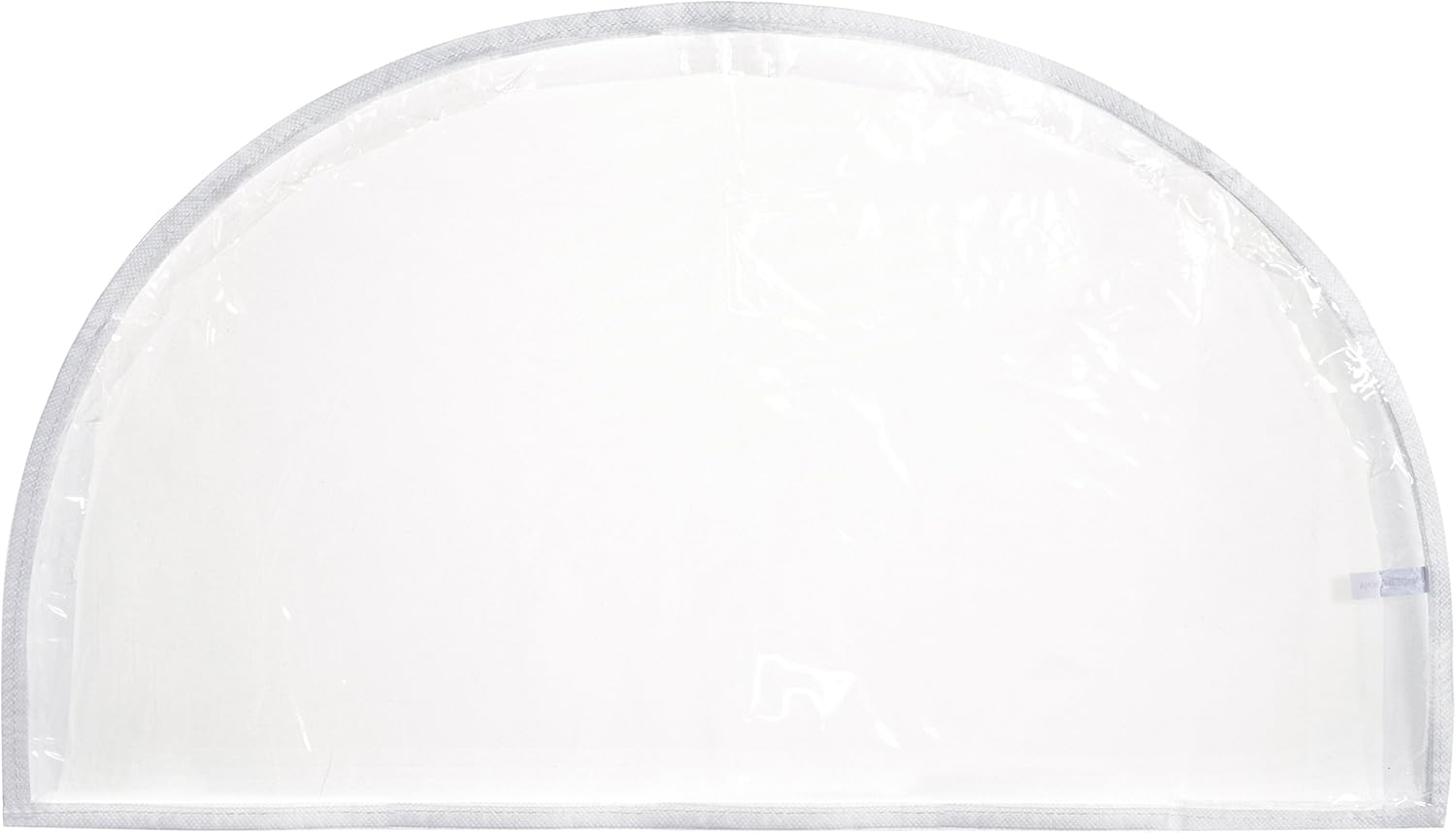 Skiennix Clear Vinyl Shoulder Covers - Closet Suit Protectors for Home Decor | Set of 12, 12"H x 22"W x 2"D