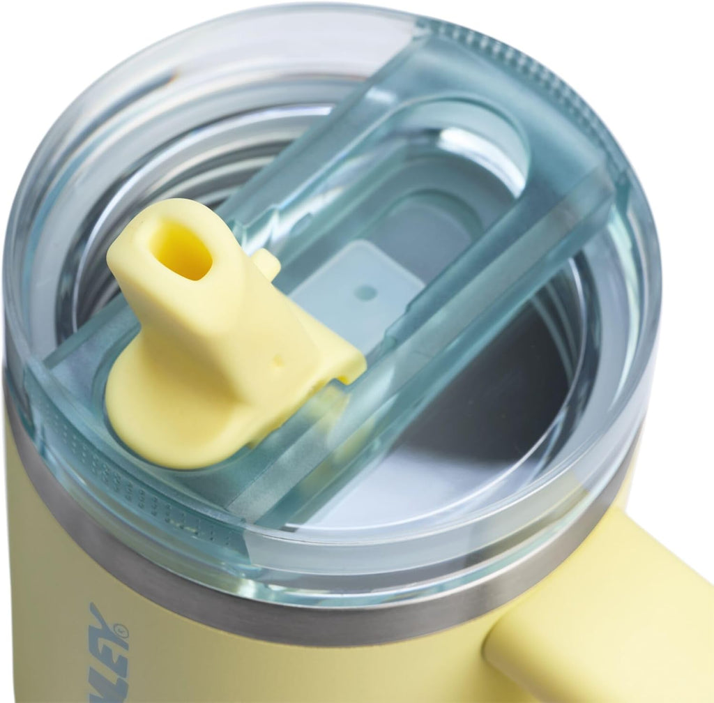STANLEY Quencher ProTour Tumbler - 14 oz Insulated Stainless Steel with Leakproof Lid & Built-In Straw | BPA-Free Pomelo