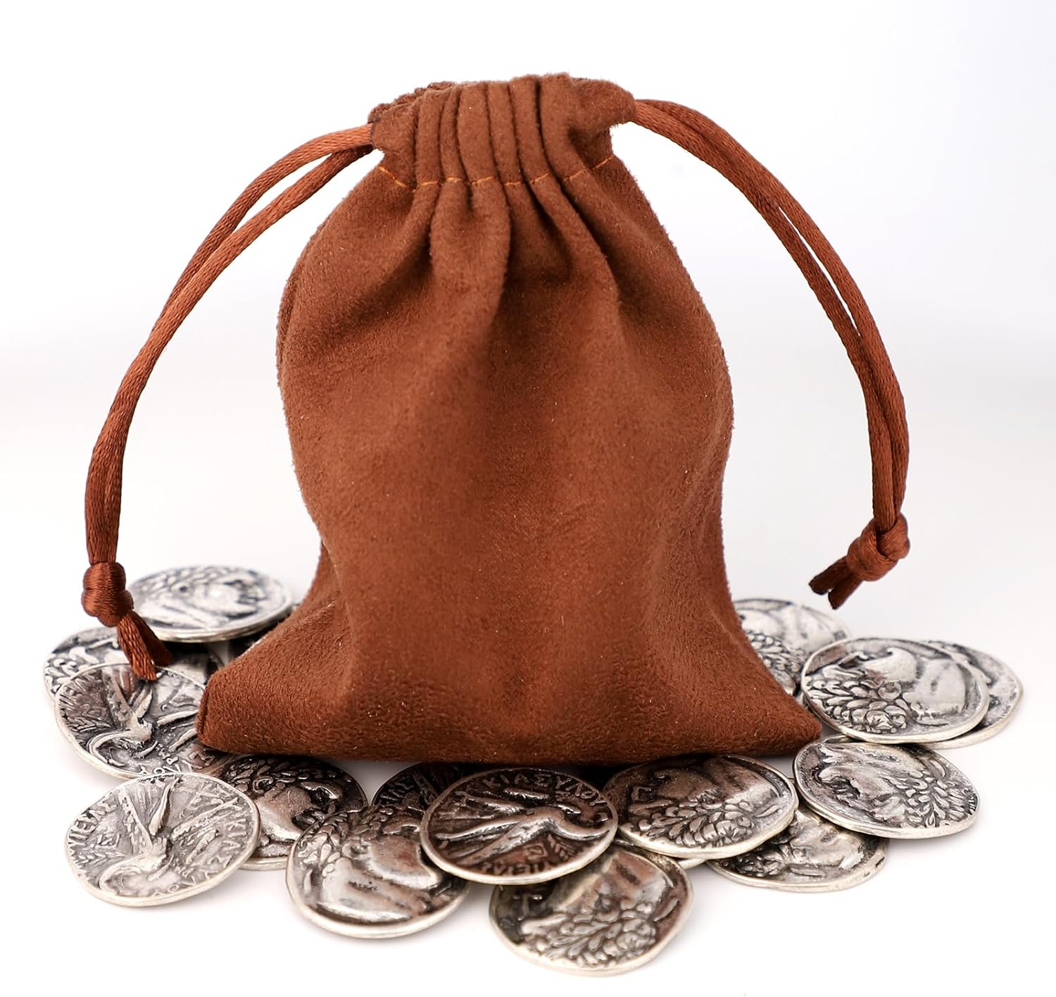 Regine Switzerland 30 Roman Coins - Authentic Silver Religious Coins with Coin Bag | Unique Christian Gifts for Priests