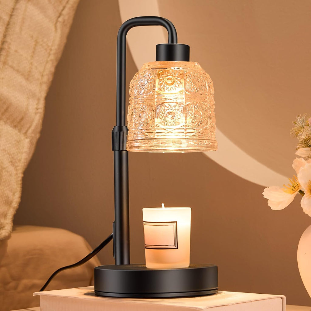 Skiennix Candle Warmer Lamp - Adjustable Height Wax Melt Warmer with Timer & Dimmer | Perfect Gift for Home Decor