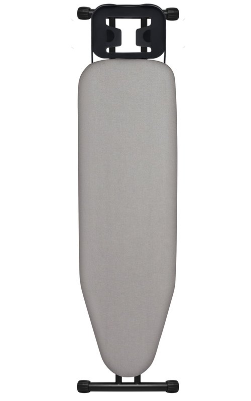 Deegureet Ironing Board, Compact and Space Saver Patented Ironing Board with Iron Rest, Heat Resistant Cover with Ultra Thick Padding, Easy Storage with Stable Structure, Heavy Duty Steel Legs