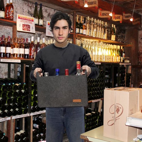 12 Bottle Wine Carrier Carry Case Glasses Vacation Picnic Dinner Party Travel Storage & Organizers for Toys, Shelves, Clothes