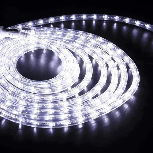 50ft LED Rope Lights by 360 - Waterproof & Flexible Tube Lights with 8 Modes for Outdoor & Indoor Decor