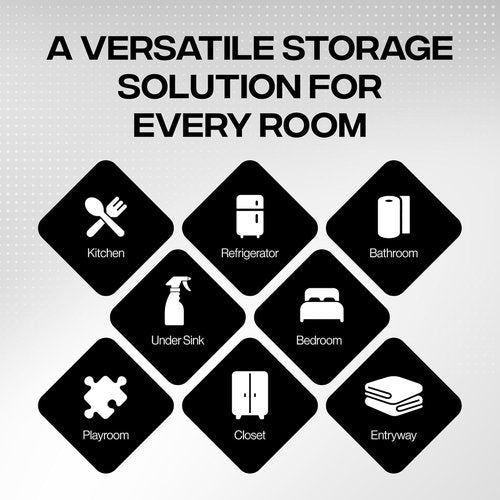 ClearSpace Clear Plastic Storage Bins - Versatile Pantry Organizers & Containers for Home, Kitchen, Office, Garage