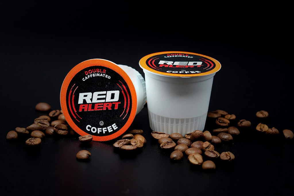 Red Alert Coffee Extra Strong Coffee Pods - Recyclable & Compatible With 2.0 Keurig Brewers | 40 Count