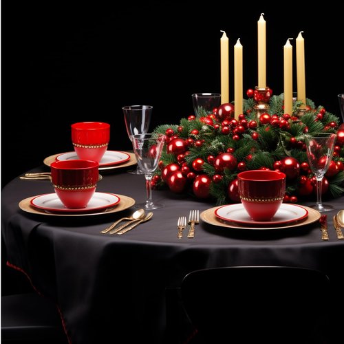Aocoz Round Tablecloth 2 Pack 120 Inch Black Tablecloths Washable Decorative Linen Polyester Table Clothes Cover for Dining Table Banquets Buffet Parties and Wedding