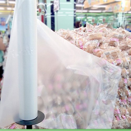9527 Product 12" x 16" Clear Plastic Produce Bag, Food Storage Bag on a Roll, 350 Bags One Roll (2 Rolls), Freeze/Heat Clear Bag for Bread, Meat, Vegetables, Fruits