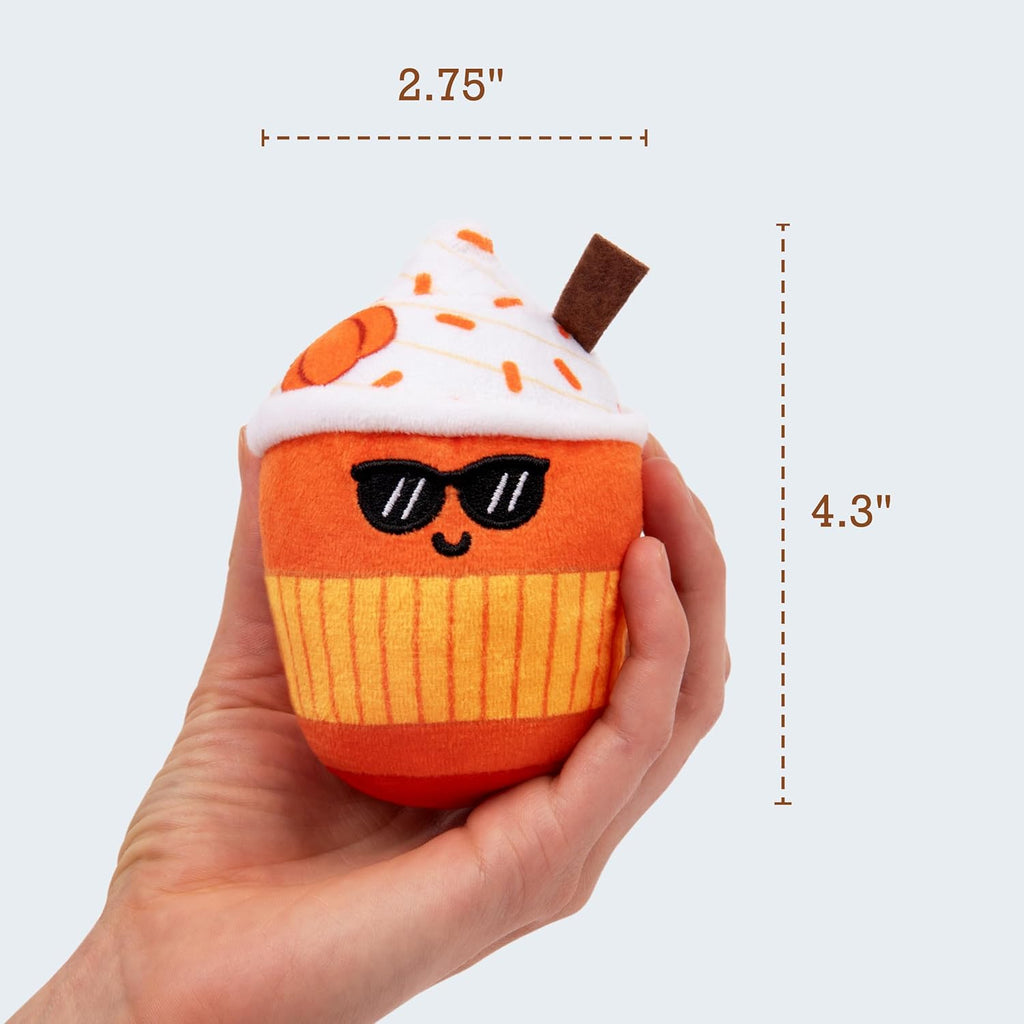 Relatable Emotional Support Lattes - Soft Fall Plushies for All Ages | Perfect Back to School Gift Set with 5 Plushies in Basket