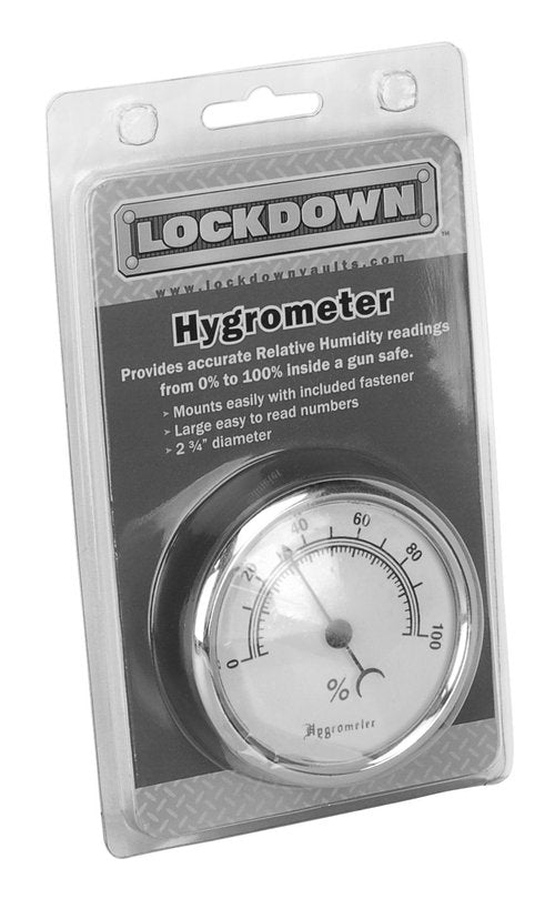 Lockdown Vault Hygrometer - Accurate Humidity Monitoring for Gun Safes & Storage Solutions