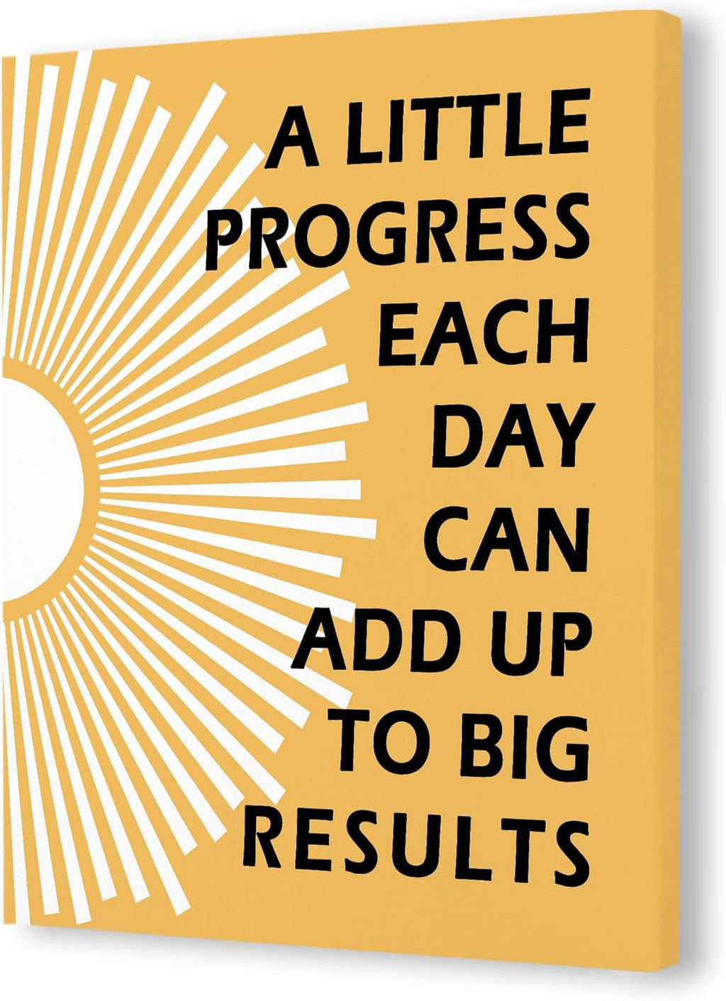 Pugwak Positive Affirmations Wall Art - Motivational Canvas Print for Therapy & Nursery | 11x14 Inch
