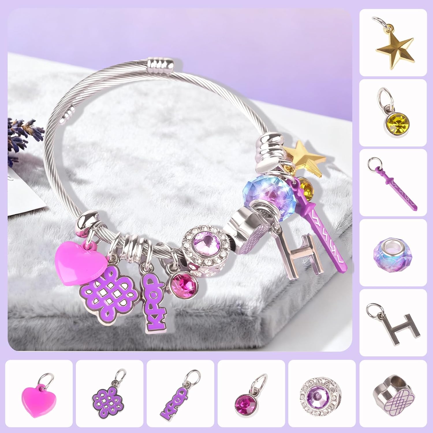 Skiennix KPop Bracelet - Stylish KPop Jewelry Gift for Women | Perfect Christmas Accessory