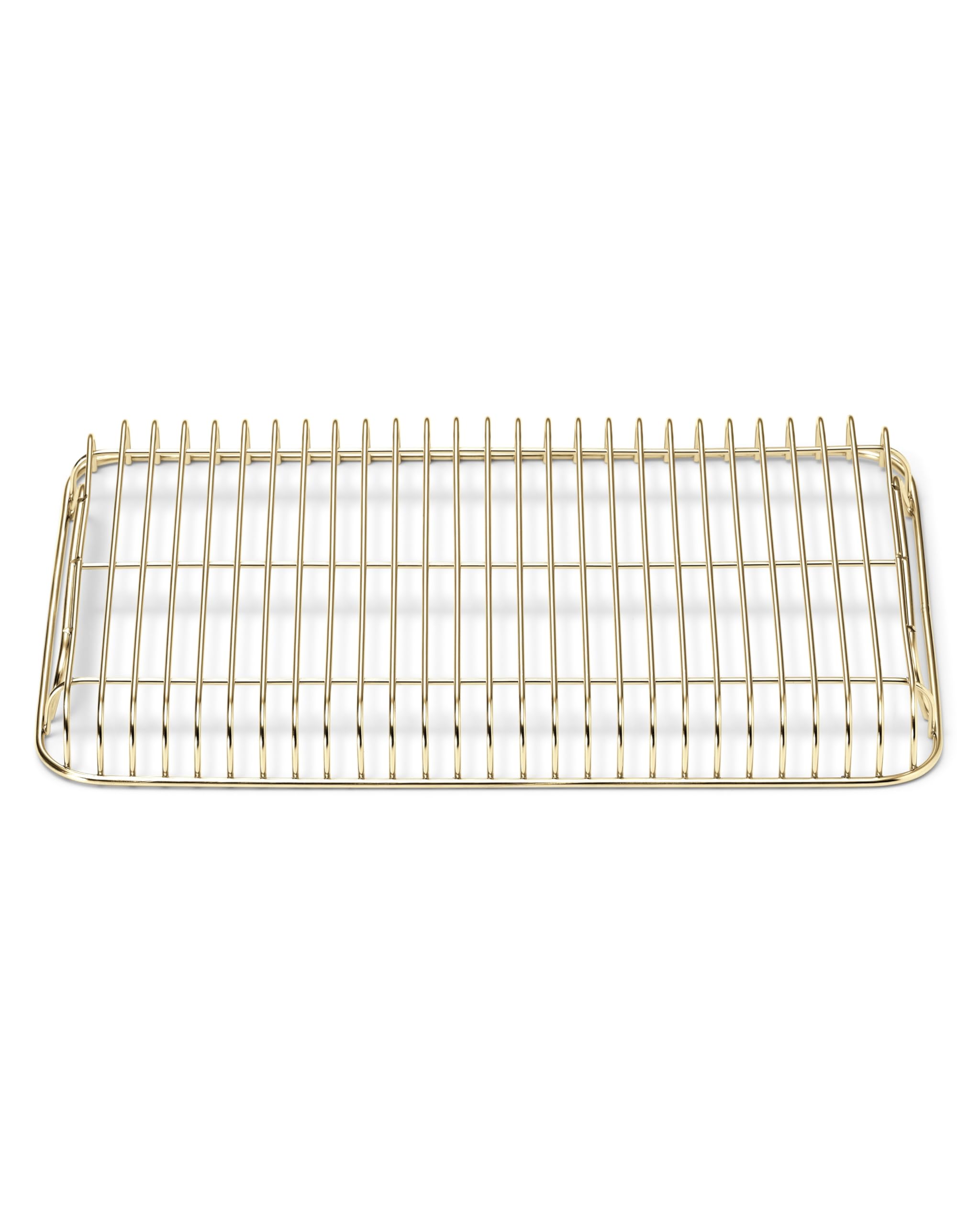 Caraway Stainless Steel Cooling Rack - 9" x 13" - For Cooling Baked Goods, Icing, & More - Designed to Fit Into Our Small Baking Sheet - Gold