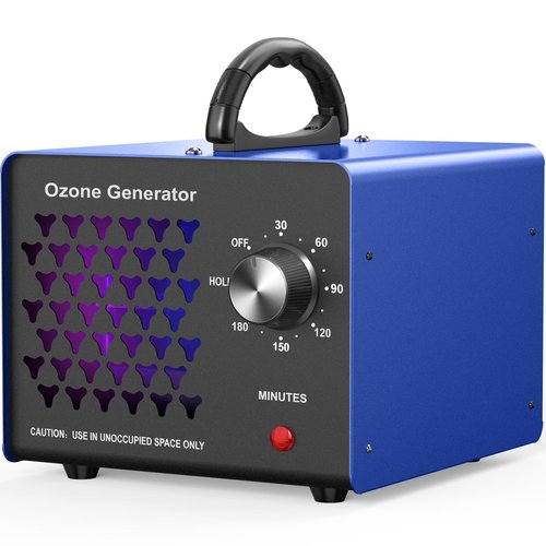 NAMOWELL Ozone Generator 70000mg, High Capacity Ozone Machine Odor Removal Up to 6000 Sq.Ft, Ozone Odor Eliminator, Ionizer Ozonator for Smoke, Car, Basement, And Pet Room, Blue