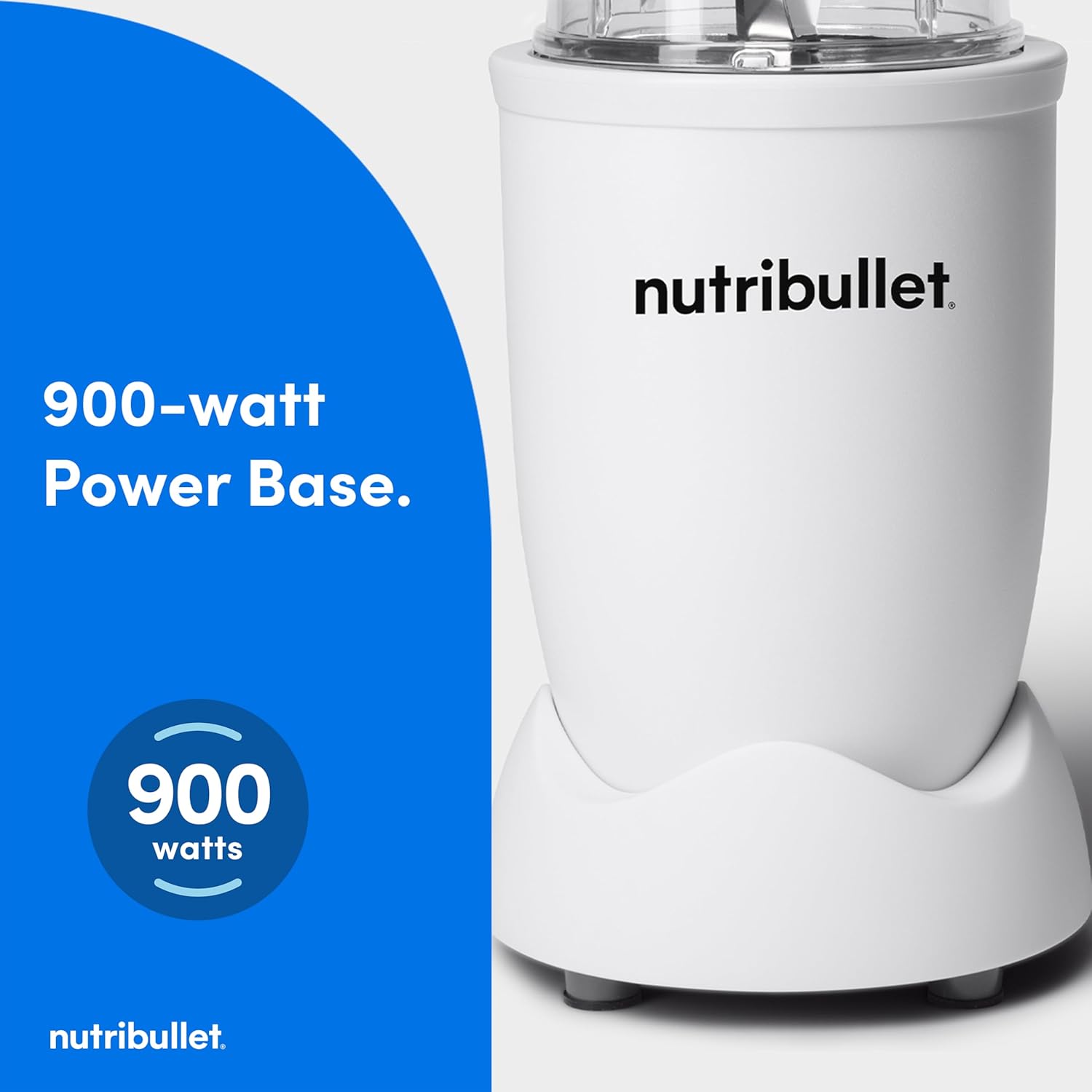 Nutribullet Pro Nutrient Extractor - 900W Power for Smoothies | Sleek Matte White Finish