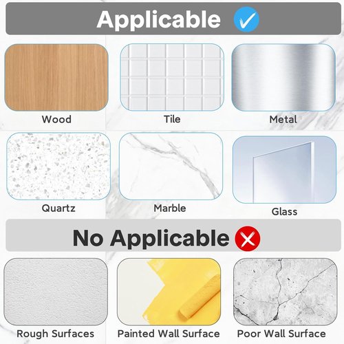 Lsnisni Shower Caddy Adhesive Hooks - Strong Waterproof Strips for No-Drill Bathroom & Kitchen Storage | 10 Pack