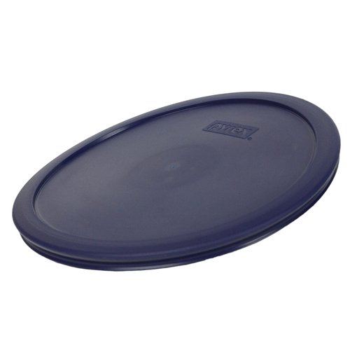 Pyrex 7403-PC 10-Cup Blue Sculpted Mixing Bowl Lid (2-Pack) - Made in USA