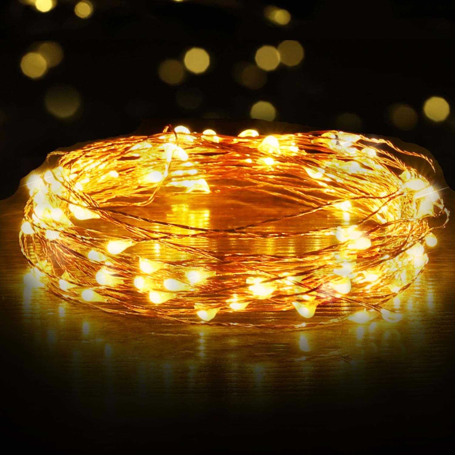 Ariceleo LED String Lights Bundle - 16.4ft Battery & USB Powered for Versatile Lighting
