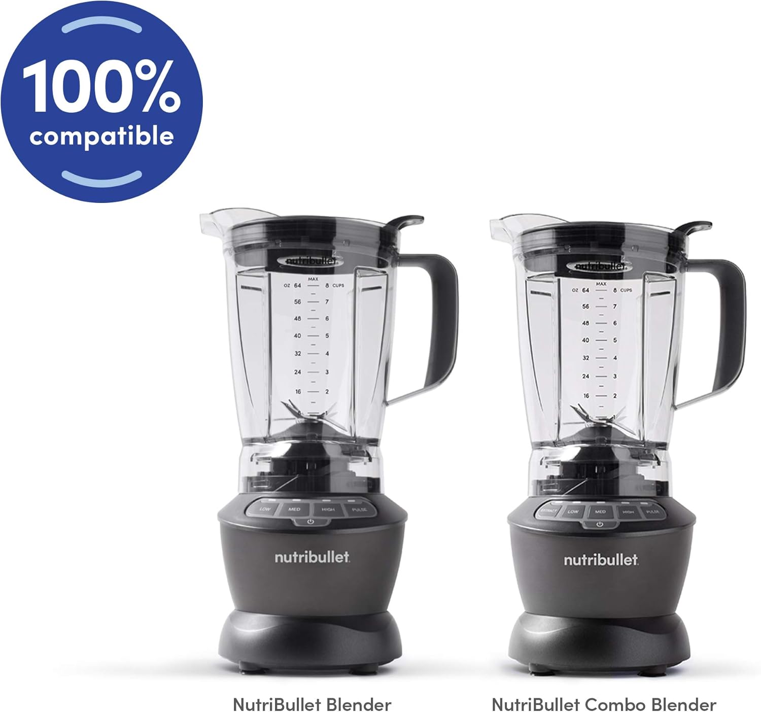 NutriBullet Blender - 56 oz Clear Pitcher for Smoothies & Nutrient Extraction